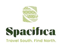 Spacific logo in shades of green